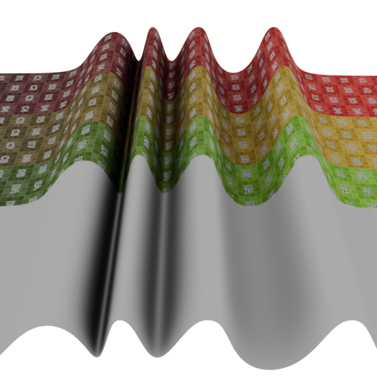 fig 15: Wave grid before and after applying Ambient Occlusion