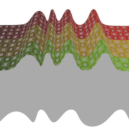 fig 15: Wave grid before and after applying Ambient Occlusion