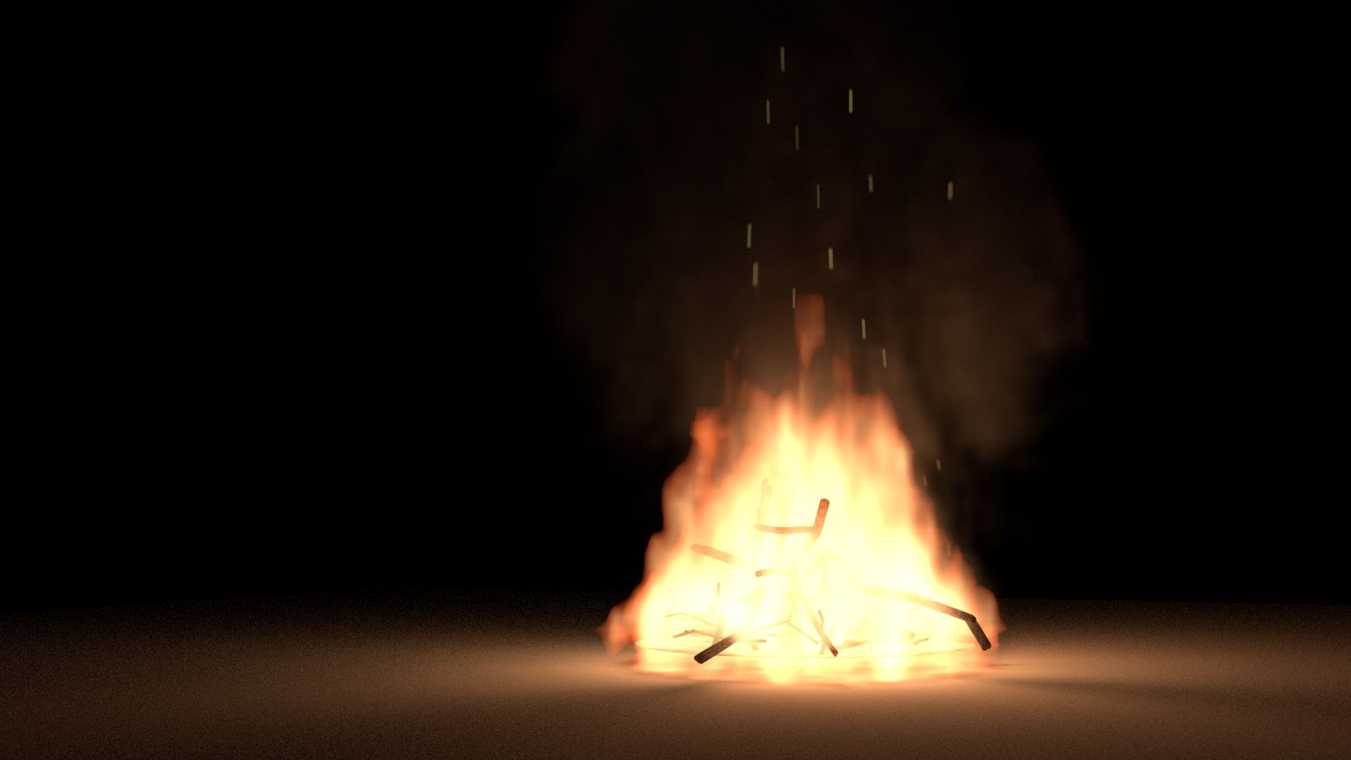 fig 6: Fire Simulation